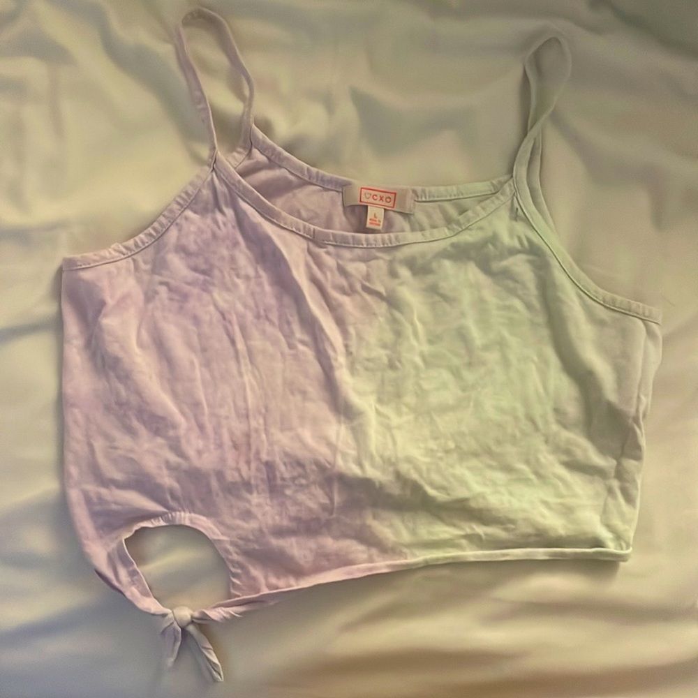Tie-dye crop top